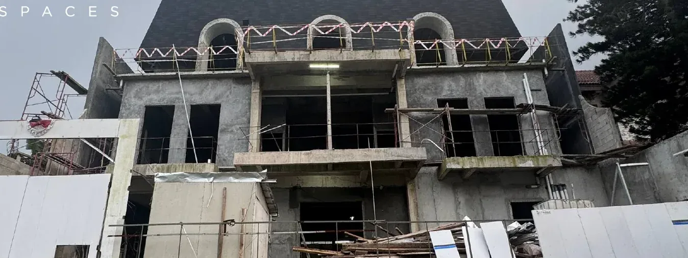 Construction progress used to illustrate Design and Build workflow