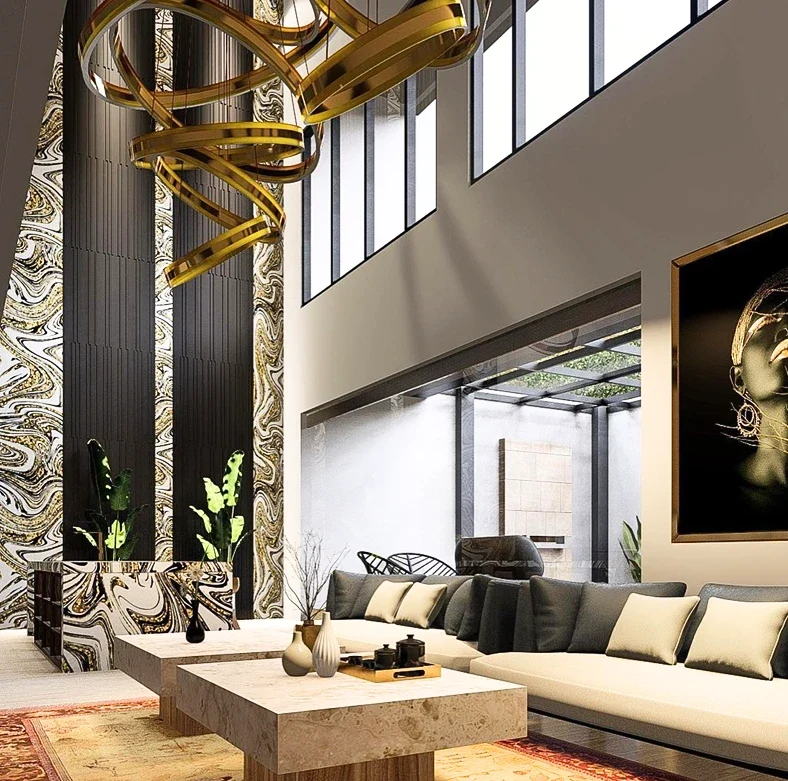 Perspektif Ruang Keluarga & Living Space